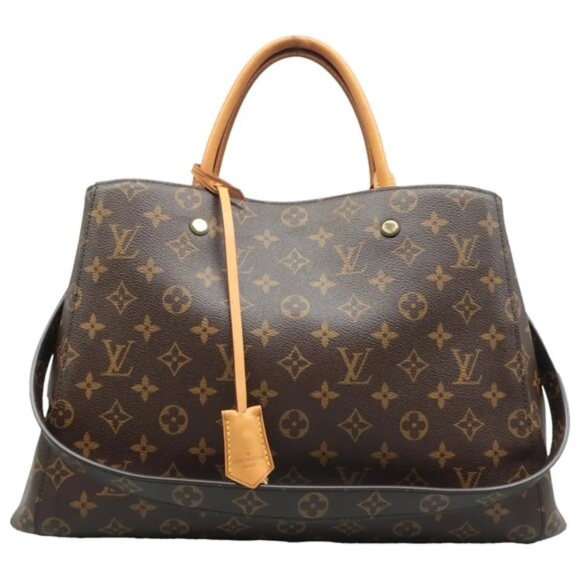 Louis Vuitton Handbags - 100% Authentic Louis Vuitton Montaigne Brown Monogram Canvas Satchel